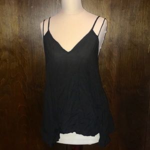 AMERICAN EAGLE strappy black sheer top